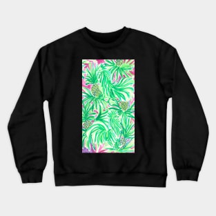 Pineapples Lilly Preppy Mask Crewneck Sweatshirt